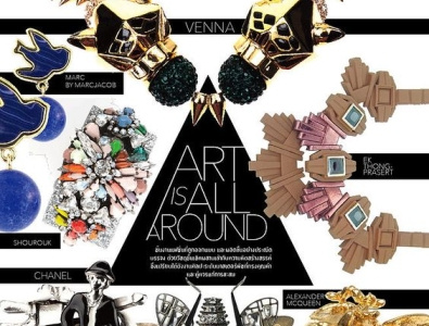 Accessories Collage collage fashion illustration layout magazine