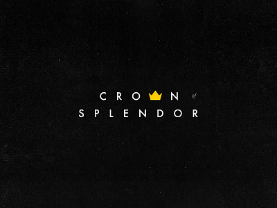 Grow of Splendor Worship Band brand clean graphic design grunge logo worship