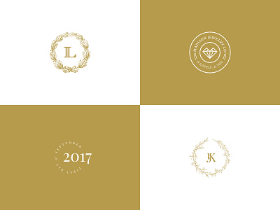 Seal / Monogram Collection I brand gold graphic design logo monogram