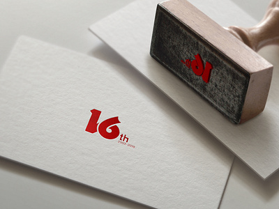 16Anniversary anniversary branding design illustration logo 周年庆 品牌 图标 设计