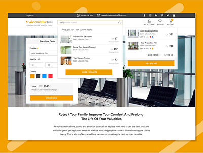E-commerce platform designsprint ecommerce shop home search web