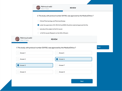 Feedback & Review Wizard flow