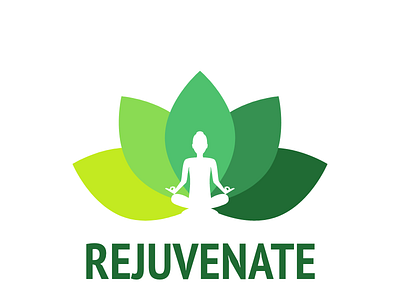 rejuvenate logo buddha design logo rejuvenate