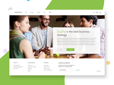 Landing page