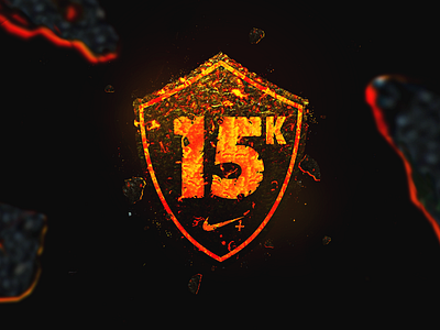 Volcanic achievement badge fuelband nike shield trophy