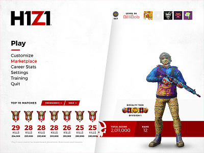 H1Z1 Design Concept concept design game design h1z1