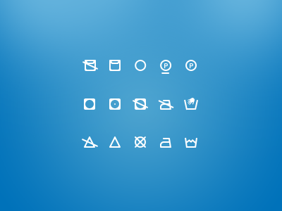 Washing Icons - Free icon set