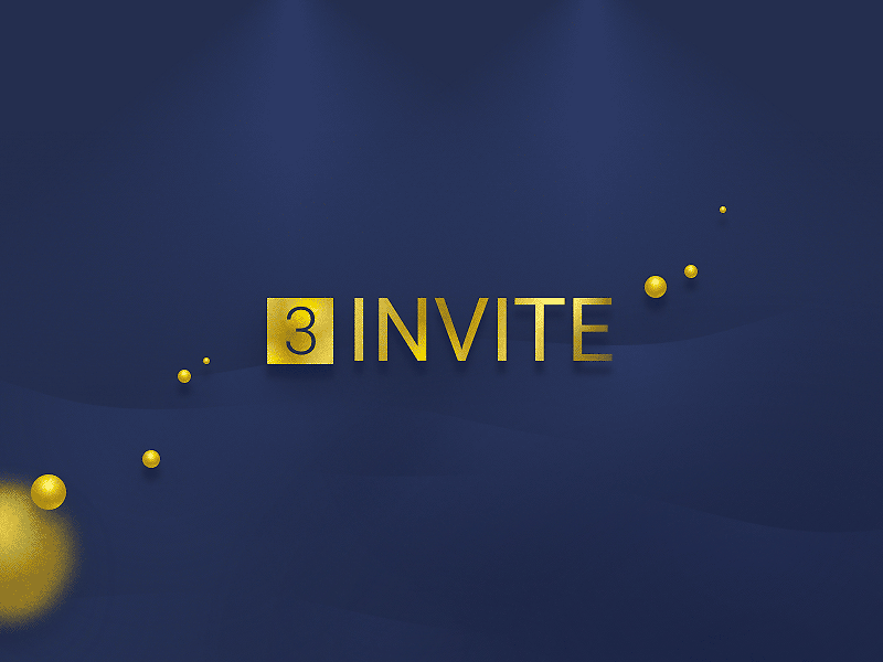 3 invites