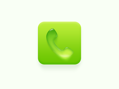 Telephone app design icon logo ui