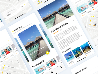 Surrounding tour recommended app app card free line maldives tourism ui