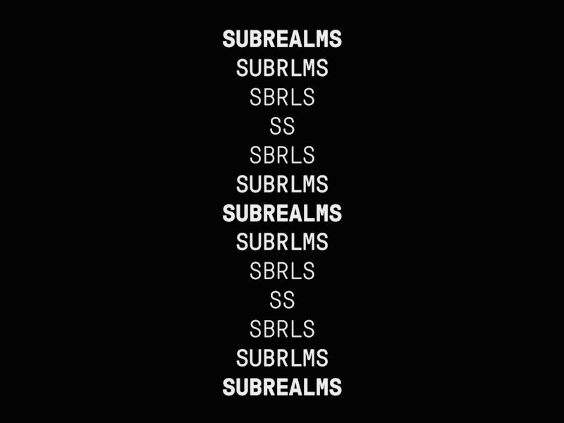 Subrealms Moving Logo