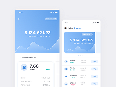 Cryptocurrencies Wallet App 📈✨