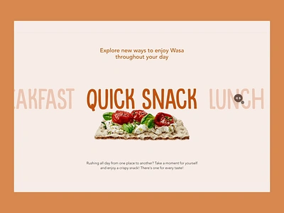 Wasa | Moments design food motion motion design ui ux visual design visual identity web design website