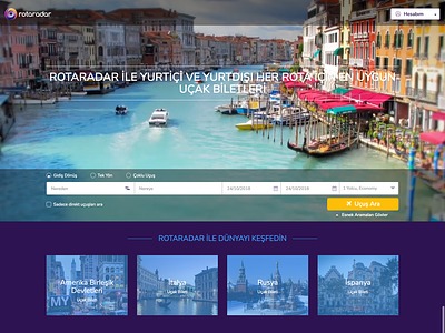Travel metasearch engine design & development istanbay metasearch rotaradar travel website design