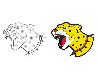 jaguar sticker design adobe illustrator graphic design illustration stickers vector