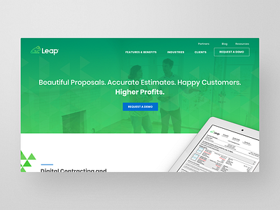 Leap Homepage Design Refresh