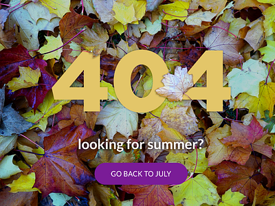 404 404 autumn background daily ui leaves