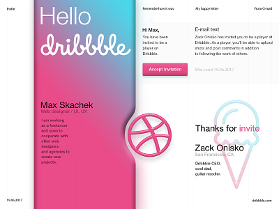 Hello, Dribbble hello hello dribbble invite nice shot start ui ux