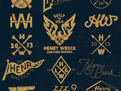 Henry Wreck Mark Proposals client work design icon illustration logo portfolio