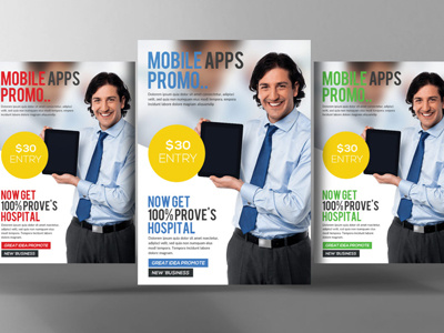 Apps Promotion Flyer Psd Template