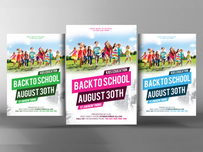 Back To School Flyer Template back to school flyer template business cards business flyer certificates invites roll up timelines