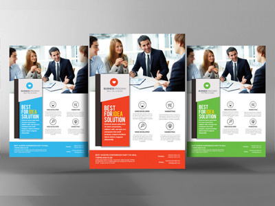 Business Marketing Psd Flyer agency blue business business flyer business marketing psd flyer clean company