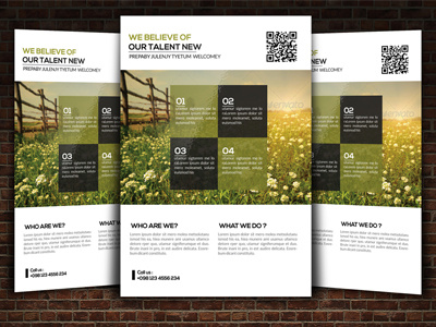 Modern Real Estate Flyer a4 ad advertise advertising agency business flyer clean company modern real estate flyer