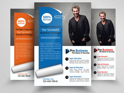 Business Flyer Template business business flyer business flyer template clean company mobile app flyer