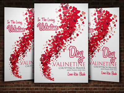 Valentine Flyer business business flyer clean company corporate business flyer valentines day flyer