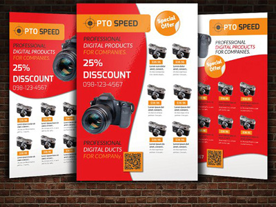 3 Layout Product Promotion Flyer