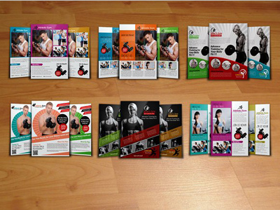 6 Body Fitness Flyer Bundle 6 body fitness flyer bundle agency blue business business corporate agency flyer business flyer clean company