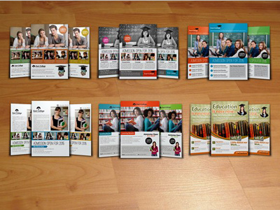 6 College Education Flyer Bundle