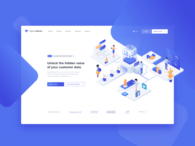 A Customer Data Platform by Denis Sharz on Dribbble