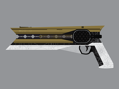 Sunshot Illustration destiny destiny 2 gaming gun illustration illustrator vector video games weapon
