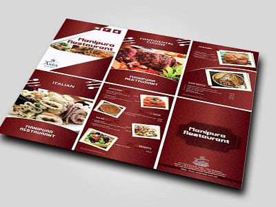 Restaurant Menu design printing