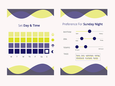 Daily UI Challenge 007 - Settings, Music Streaming dailyui form interface design settings ui