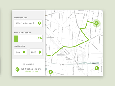 Daily UI Challenge 020 Location Tracker 020 app dailyui gps gui location map navigation ui ux