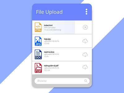 Daily UI Challenge 031 - File Upload