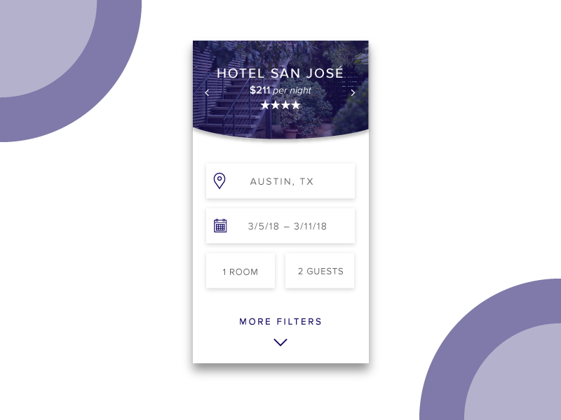 Daily ui challenge 067 hotel booking