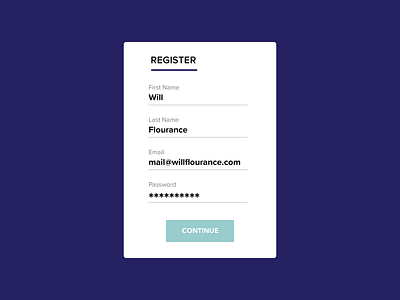 Daily UI Challenge 082 – Form