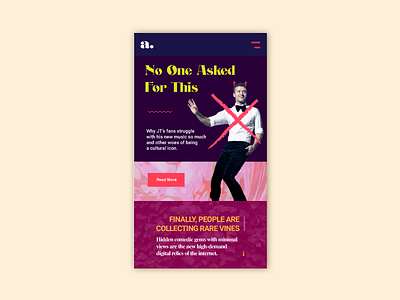 Daily UI Challenge 094 - News dail