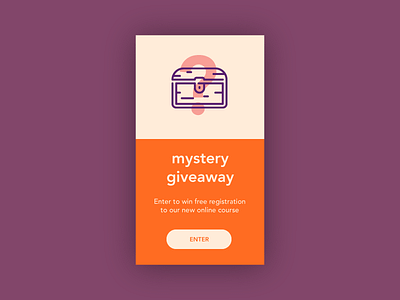 Daily Ui Challenge 097 - Giveaway 097 app clean dailyui flat giveaway interface design minimal mobile ui ux