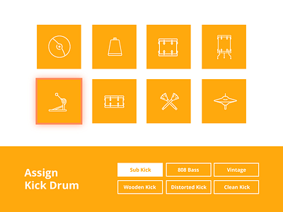 Daily Ui Challenge 099 - Categories 099 app clean dailyui flat icons interface design minimal mobile music ui ux