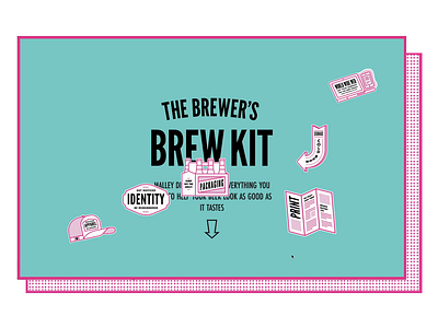 Brewer's Brew Kit Microsite animation brew development illustration interface landing page pattern sticker stickers ui ux ux design web design website