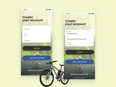 Cycling app adobexd bicycle bike biking cycling cycling app madewithadobexd riding sport