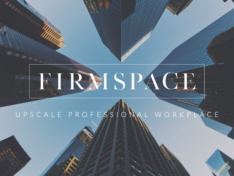 FIRMSPACE Social Media coworking space social media sleek modern urban architecture marketing logo photography branding