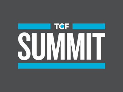 TCF Summit for Survivors & Caregivers banner branding conference creative direction design graphic design logo nonprofit signage social media tshirt typography