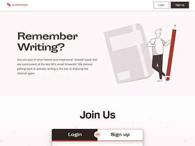 Writescape home guest