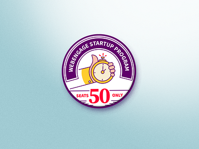 Startup Program Badge badge badge logo badgedesign illustration seal startup