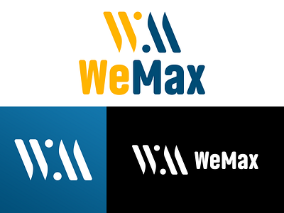 WeMax Logo Concept branding branding design design flat illustration logo typography